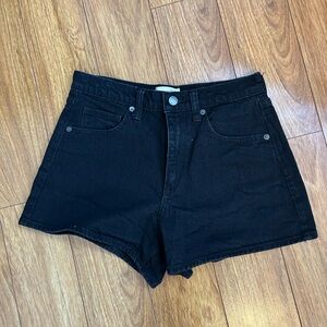 Women’s Universal Thread Dark Denim Jean Shorts 90’s Cutoff Size 4